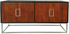 Coaster® Borman Black/Walnut Accent Cabinet