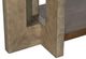 Bassett Mirror Nova Cerused Charcoal Oak Console Table with Brown Base-4