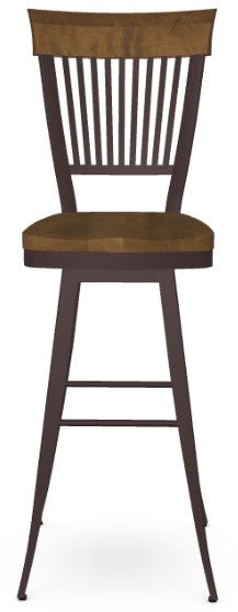 Amisco Customizable Annabelle Swivel Spectator Stool-1