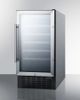 Summit® 18" Stainless Steel Wine Cooler-1
