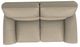 La-Z-Boy® Reese Stone Reclining Loveseat-4