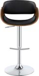 Coaster® Dana Black/Chrome Adjustable Bar Stool-4