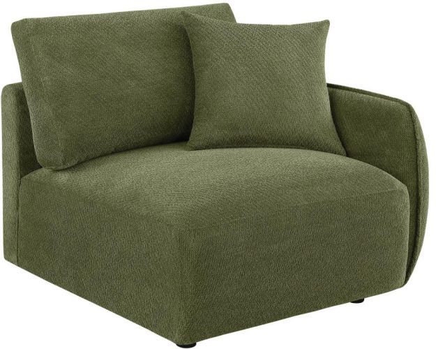 Coaster® Elysia 2-Piece Green Upholstered Modular Lounge Loveseat-4