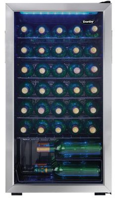 Danby® 3.3 Cu. Ft. Black Stainless Steel Wine Cooler