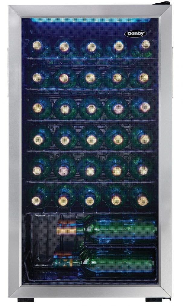 Danby® 3.3 Cu. Ft. Black Stainless Steel Wine Cooler