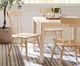 Bassett® Furniture BenchMade Origins Dandridge Natural Square Dining Table with Two Leaf-3