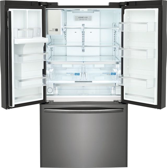 Frigidaire Gallery® 36" 27.8 Cu. Ft. Smudge-Proof® Black Stainless Steel French Door Refrigerator-1