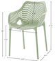 Meridian Furniture Mykonos Mint Plastic Outdoor Patio Dining Chair-4