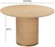 TOV Furniture Akiba Natural Round Dining Table-2
