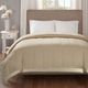 Olliix by Madison Park Taupe Premium Oversized Hypoallergenic Down Alternative Twin Cambria Blanket-1