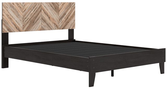 Signature Design by Ashley® Piperton Black/Brown Queen Panel Platform Bed-0