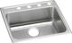 Elkay Lustertone® Classic Lustrous Satin 25" x 21-1/4" x 4" 2-Hole Single Bowl Drop-In ADA Sink-0