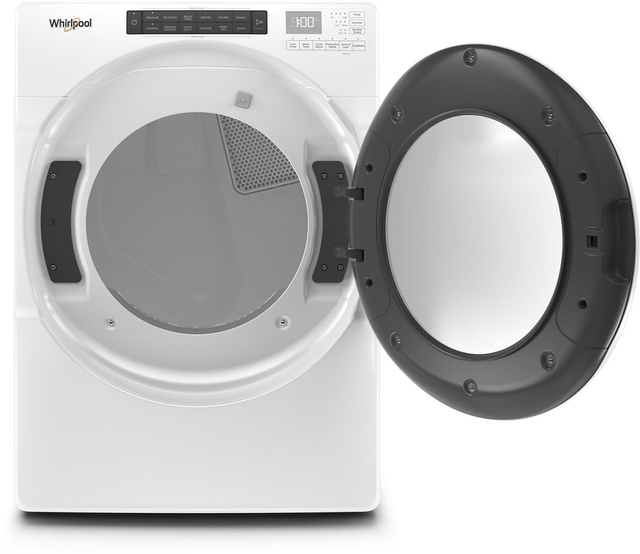 Whirlpool® 7.4 Cu. Ft. White Front Load Gas Dryer-1