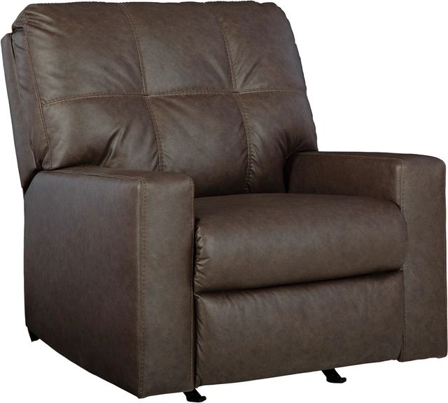 Benchcraft® Barlin Mills Umber Manual Rocker Recliner-0