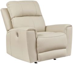 Signature Design by Ashley® Mercomatic Almond Power Rocker Recliner