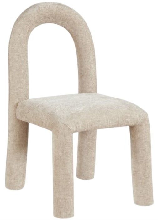 Meridian Furniture Amari Beige Upholstered Dining Chair-0