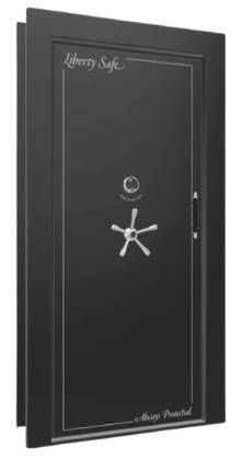 Liberty Safe Black Gloss In-Swing Left Hinge Electronic Vault Door-0