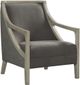 Elements International Hopkins Columbia Charcoal/White Wash Accent Chair-0