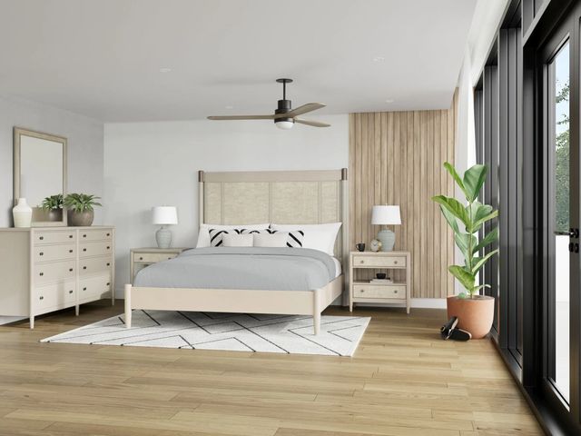 Riverside Furniture Laguna Drift King Panel Bed-1