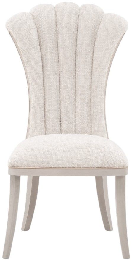 Michael Amini® Fantosini Silver Leaf Dining Side Chair-2