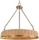 Uttermost® Ladakh Brass/Brown 9-Light Pendant-3
