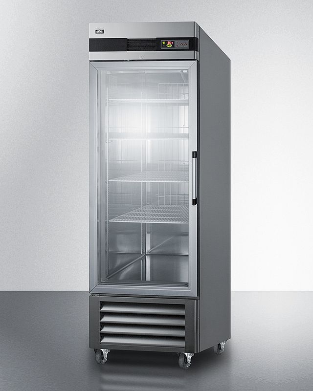 Summit® Commercial 23.0 Cu. Ft. Stainless Steel Frame Reach-In Refrigerator-1