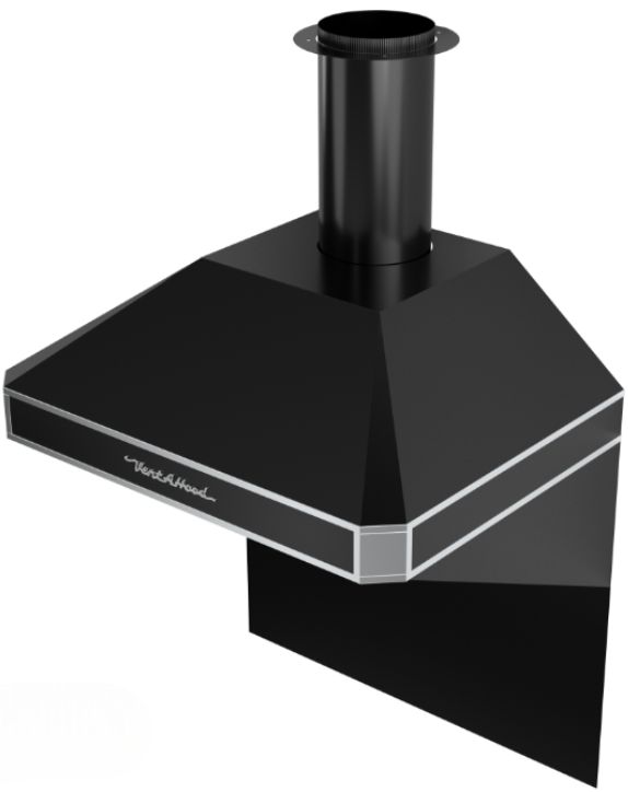 Vent-A-Hood® A Series 36" Black Carbide Wall Mounted Range Hood -1