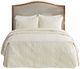 Olliix by Madison Park 3 Piece Cream King Quebec Fitted Bedspread Set-0