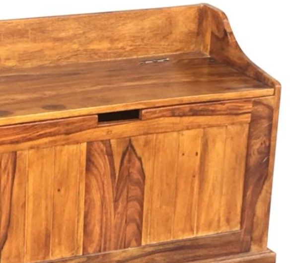 Jaipur Furniture Cube Brown Small Storage Seat-2