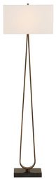 Uttermost® Galloway Black/Bronze Floor Lamp-3
