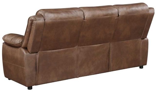 Coaster® Ellington Dark Brown Upholstered Padded Arm Sofa-3