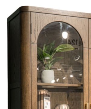 Signature Design by Ashley® Radkin Burnished Brown Display Cabinet-1
