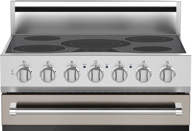 Viking® 3 Series 30" Pacific Grey Freestanding Electric Range-1
