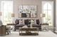 Hammary® Emerit Spice Rectangular Coffee Table with Champagne Frame-1