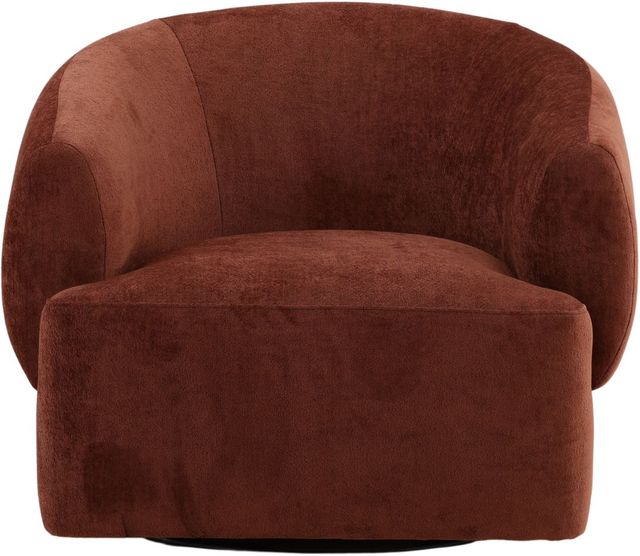 Dovetail Furniture Billie Rust Swivel Chair-1