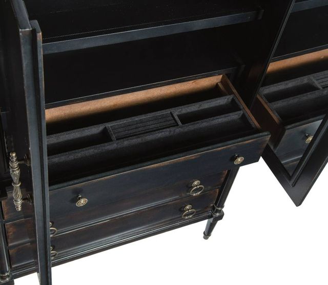Hooker® Furniture Charleston Black Cherry Jewelry Armoire-4