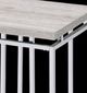 ACME Furniture Chafik Natural Oak End Table with Chrome Base-2