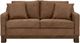 International Furniture Direct Zaphiro Brown Loveseat-1