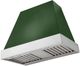 AGA Euclid 36" Cornwall Green Wall Mounted Range Hood  with Polished Chrome Trim-0