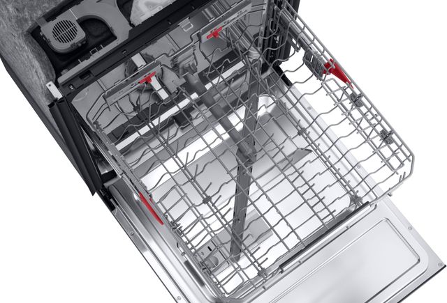 Samsung 24" Fingerprint Resistant Black Stainless Steel Top Control Built In Dishwasher-8