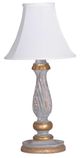 A & B Home Distressed White Table Lamp-0