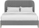 A.R.T. Furniture® Dante Slate Queen Wide Channel Upholstered Panel Bed -1