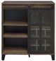 ACME Furniture Treju Black/Rustic Oak Wine Cabinet-2