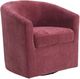 Elements International Torrance Robin Red Swivel Chair-0