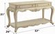 ACME Furniture Ragenardus Antique White Sofa Table-2