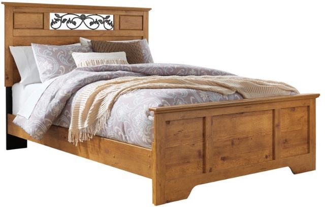 Signature Design by Ashley® Bittersweet 5-Piece Light Brown Queen Poster Bed Set-1