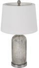 Cal® Lighting & Accessories 2-Piece Towson Antique mirror/White Table Lamp Set-1