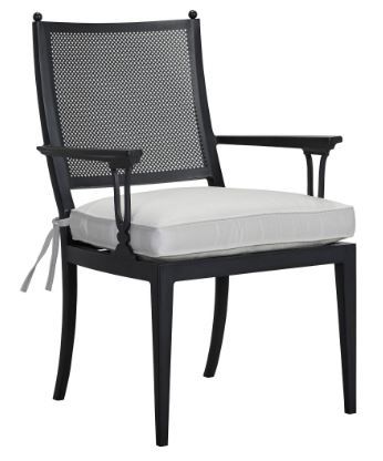 Lane Venture® Winterthur Estate Obsidian Black Dining Arm Chair-0