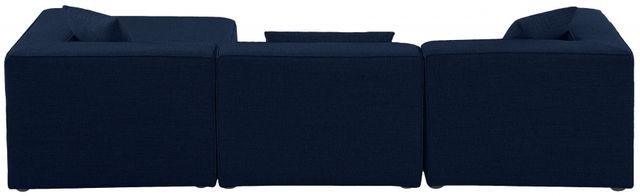Meridian Furniture Cube 4-Piece Navy Modular Sectional Set-1