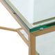 A & B Home Brass Coffee Table-2